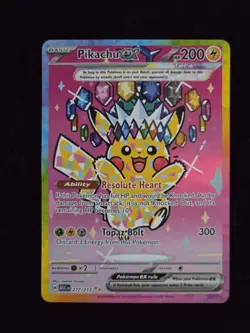 Pikachu ex 277/217 Pokemon Ascended Heroes Holo - Image 1