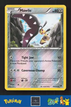 2015 Pokemon XY BREAKpoint 78/122 Mawile Reverse - Image 1