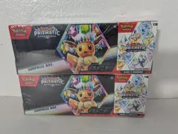 2x Sam’s Club Pokemon Prismatic Evolutions Surprise Box & Booster Bundles SEALED - Image 1