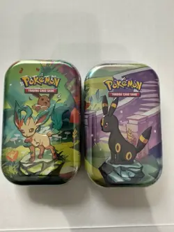 Pokemon TCG: LOT OF 2 Prismatic Evolutions Mini Tins Sealed New - Image 1
