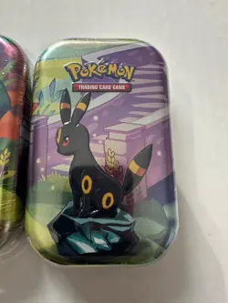 Pokemon TCG: LOT OF 2 Prismatic Evolutions Mini Tins Sealed New - Image 3