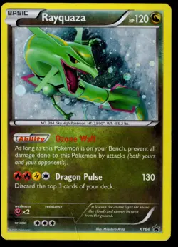Pokemon Rayquaza XY64 Promo Holo Basic 120HP Dragon Pulse Ozone Wall XY - Image 1