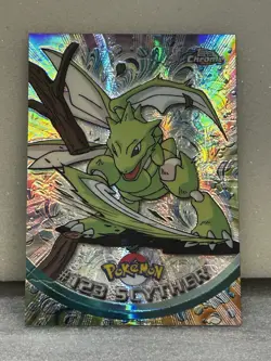 2000 Topps Chrome Pokemon Series 2 Scyther Spectra #123 - NM - Image 1