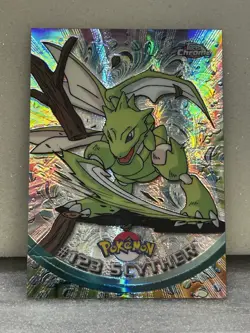 2000 Topps Chrome Pokemon Series 2 Scyther Spectra #123 - NM - Image 3