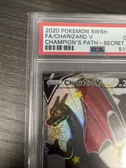 2020 Pokemon SWSH Charizard V 079/073 Champion’s Path Secret PSA 10 - Image 5
