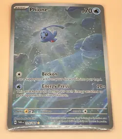 Phione 175/167 – Twilight Masquerade (Illustration Rare) - NM - 2024 Pokemon TCG - Image 3
