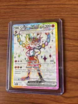Pokemon Cinderace ex 157/142 Sv07: Stellar Crown Holo Ultra Rare - Image 3