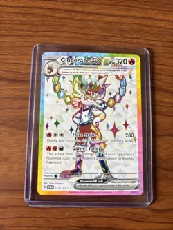 Pokemon Cinderace ex 157/142 Sv07: Stellar Crown Holo Ultra Rare - Image 4