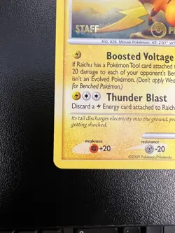 Pokemon Raichu 27/99 Arceus Prerelease STAFF Promo Lightly Played! - Image 5
