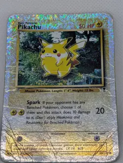 Pikachu 86/110 Legendary Collection Reverse Holo Rare Pokemon TCG Nintendo DMG - Image 3