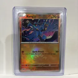 Riolu (Poke Ball Pattern) 050/131 Pokemon Sv: Prismatic Evolutions Holo - Image 1