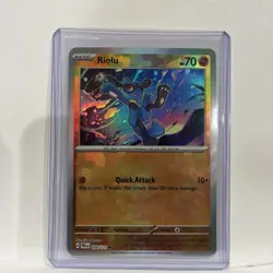 Riolu (Poke Ball Pattern) 050/131 Pokemon Sv: Prismatic Evolutions Holo - Image 2