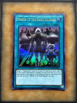 Yugioh March of the Dark Brigade COTD-EN059 Ultra Rare NM - Image 1