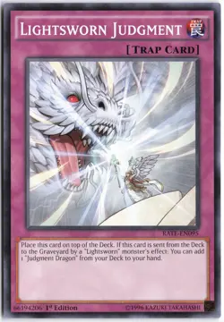 Yugioh - Lightsworn Judgment RATE-EN095 1st Edition - Raging Tempest - Image 1