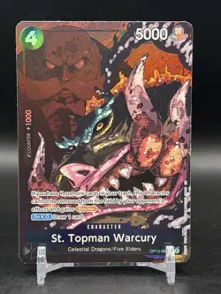 One Piece Carrying On His Will OP13-089 St. Topman Warcry Alt Art NM - Image 1