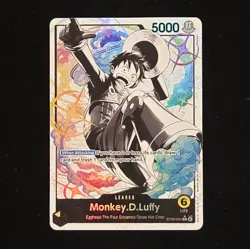 ONE PIECE TCG STARTER ST29-001 MONKEY D LUFFY LEADER ALT ART - ENGLISH - Image 1