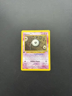 Pokemon Card Neo Destiny 1st Edition Unown P 58/105 WOTC - Image 3