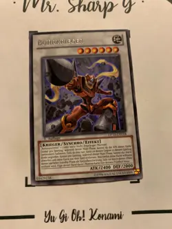 BOHRKRIEGER - 1. AUFLAGE DP10-DE018 DEUTSCH Yu-Gi-Oh! CARD RARE KONAMI TCG OCG - Image 5