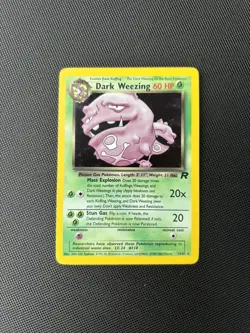 Pokemon Card Team Rocket Dark Weezing 14/82 Holo WOTC - Image 1