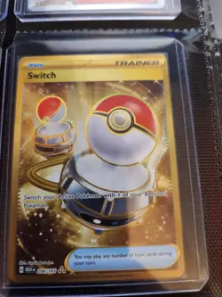 Switch 206/165 Hyper Rare Gold Sv: Scarlet & Violet 151 Pokemon Card NM - Image 1