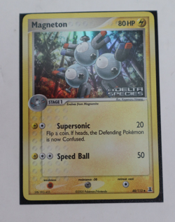 Magneton 48/113 EX Delta Species Reverse Holo Stamped Pokemon Card TCG - Image 1