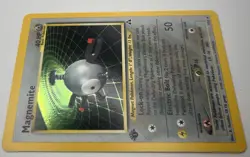 Pokemon Magnemite Neo Discovery Holo Rare 7/75 40 HP Basic 1st Edition 2001 Card - Image 5