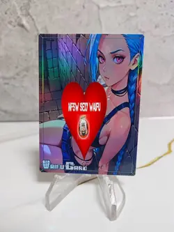 Jinx Trading Card Waifu Goddess Story Anime Girl holo Karte Manga sexy Full Art - Image 1