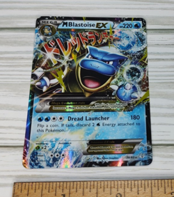 Pokemon M Blastoise EX 18/83 Generations Ultra Rare Full Art Holo Card TCG - Image 1