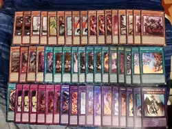 Yugioh 52 Card Branded Dragonmaid Deck Core Sheou Albaz Chamber Lubellion - Image 1