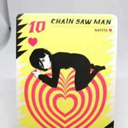 10 NAYUTA heart Chainsaw Man PLAYNG CARDS TATSUKI FUJIMOTO JUMP JAPAN MAGAZINE - Image 2