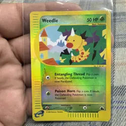 Weedle - 115/144 - Pokemon Skyridge Reverse Holo Rare Card NM - Image 1