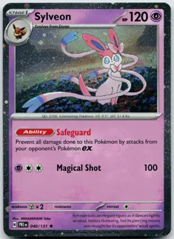 Sylveon - 040/131 (Cosmos Holo) 040/131 Rare Misc Promo Cards - NM - Image 1