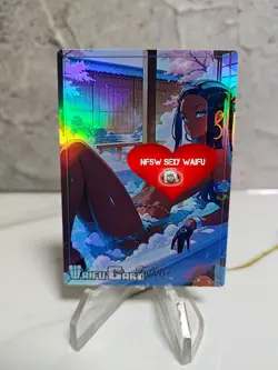 Nessa Trading Card Waifu Goddess Story Anime Girl holo Karte Manga Full Art - Image 1