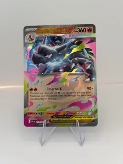 Mega Charizard X ex 013/094 Phantasmal Flames Ultra Rare Holo Pokemon Card NM - Image 1