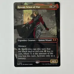 Rowan, Scion of War (Borderless) 300 NM Normal M Wilds of Eldraine MTG - Image 1