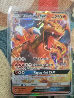 2017 Pokemon SM Burning Shadows Charizard GX Full Art Rare #20/147 - Image 3