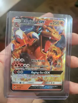 2017 Pokemon SM Burning Shadows Charizard GX Full Art Rare #20/147 - Image 4