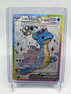 Lapras EX 158/142 Full Art NM Stellar Crown Pokemon Card - Image 1