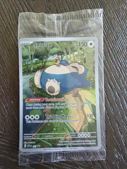 2023 Pokemon, Scarlet & Violet Promos, #SVP 051 Snorlax, Sealed Black Star Promo - Image 1