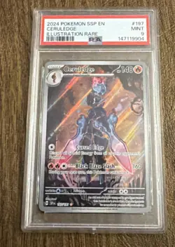 Pokemon Ceruledge 197/191 Surging Sparks PSA 9 - Image 1