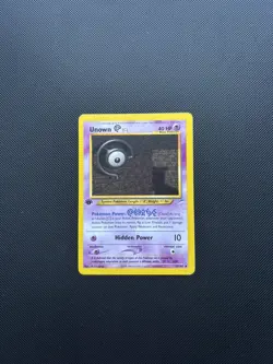 Pokemon Card Neo Destiny 1st Edition Unown C 57/105 WOTC - Image 2