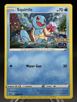 🌊 Pokemon TCG – Squirtle SWSH233 – SWSH Black Star Promo – Cosmos Holo – LP - Image 1