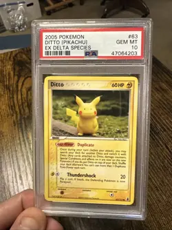 Pokemon Ditto [Pikachu] EX Delta Species #63 PSA 10 Gem Mint - Image 1