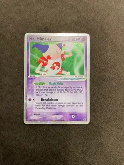 Mr. Mime ex Pokemon FireRed & LeafGreen 110/112 UR Green MP - Image 1