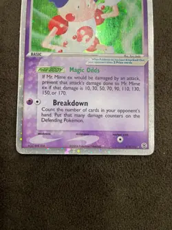 Mr. Mime ex Pokemon FireRed & LeafGreen 110/112 UR Green MP - Image 4