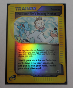Trainer Professor Elm's Training Method Expedition 148/165 Reverse Holo Pokemon - Image 1