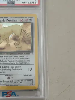 Pokemon TCG Dark Persian Holo Legendary Collection 6/110 Holo Rare PSA 9 - Image 2