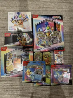Pokemon Prismatic Evolutions Bundle Brand New and Seal - Read Description - Image 1