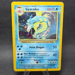 Pokemon TCG Gyarados 6/102 Base Set Holo Rare Spanish - Image 1
