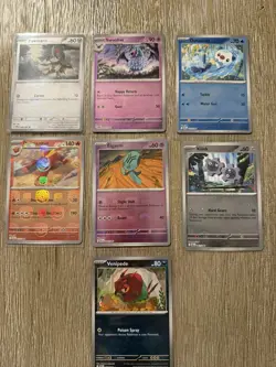 7 Pokemon TCG - Black Bolt / White Flare - Pokeball / Masterball Pattern Lot - Image 1